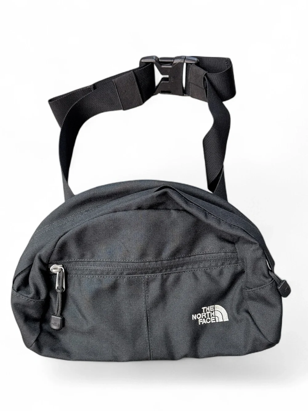The North Face Black Belt Bag with Front Zip